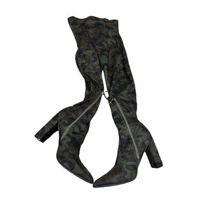 New without the box NY&Co Monia Over the knee boots in camouflage size 7